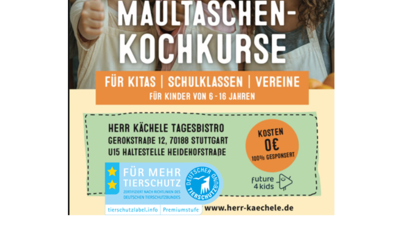 Kinder-Kochkurs mit Tierschutzlabelprodukten