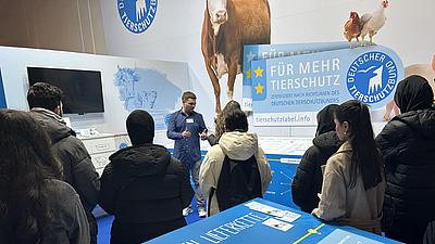 Schülerprogramm Tierschutzlabel Berlin Grüne Woche 2025
